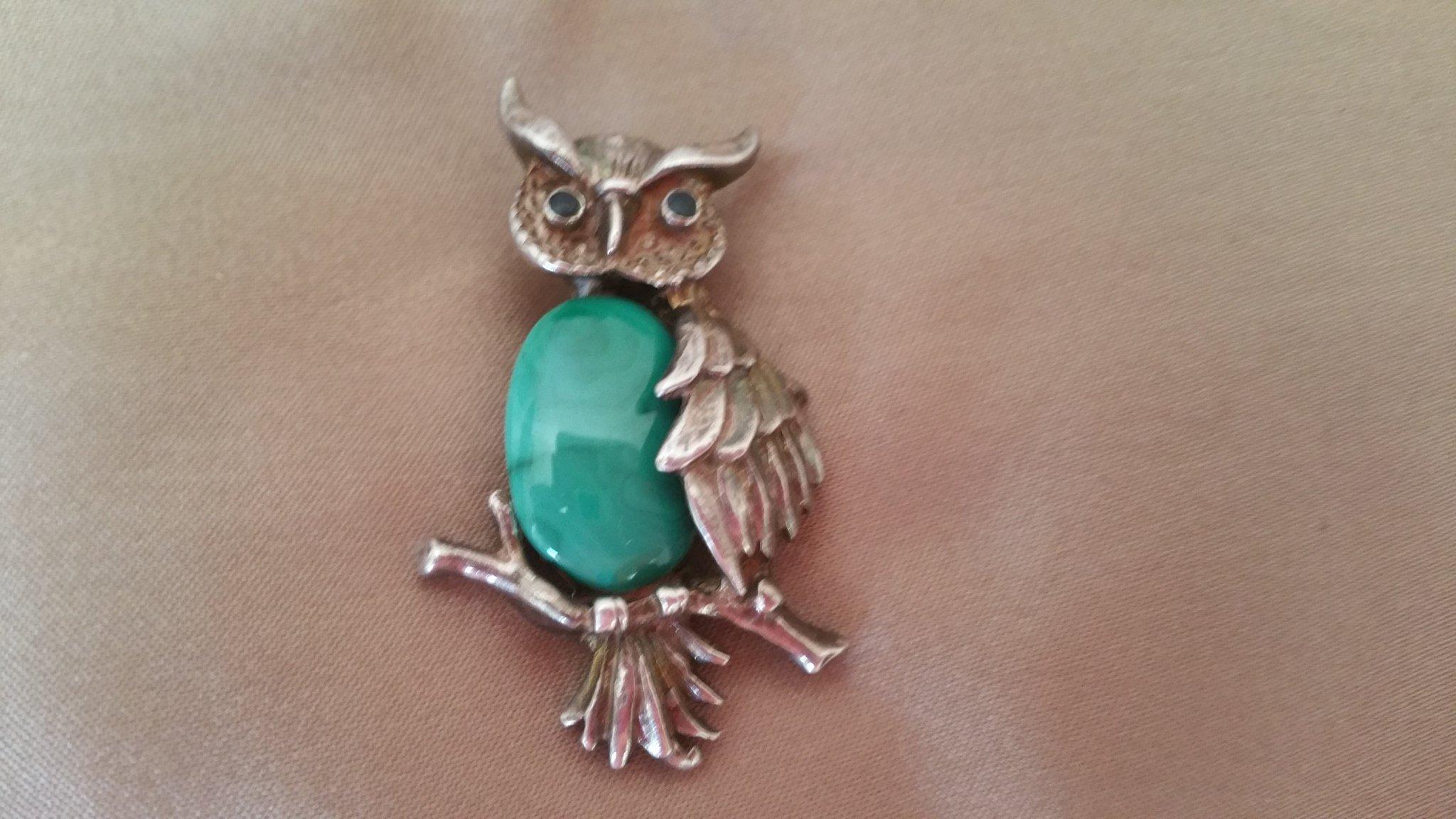 .925 Malachite Wise Owl