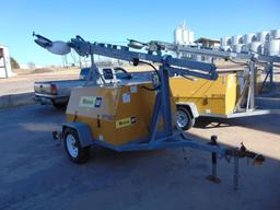 Warren WCW204MH Light Tower, s/n 6035, hour meter reads 7289 hrs, Located in Elk City Ok