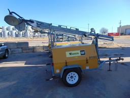 Warren WCW204MH Light Tower, s/n 6035, hour meter reads 7289 hrs, Located in Elk City Ok
