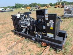 2012 Generac 100KW Generator skid mounted, s/n 2114675, ford 6.8l eng, no controls