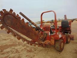 Ditch Witch 3700DD Trencher, s/n 3r1212, blade, hour meter reads 1118 hrs,