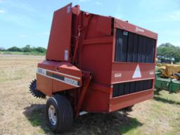 Hesston 565A Round Baler, s/n 01130, 540 pto, Located In Marlow Yard...