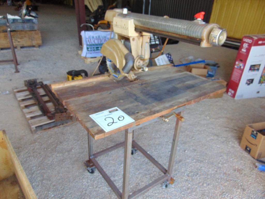 10" Radial Arm Saw, Marlow Yard...