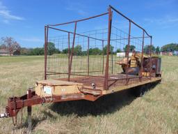 REINCO TM7-30 POWER MULCHER...ON T/A TRAILER, S/N 3095, LOMBARDINI ENG