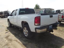 2013 GMC 2500HD EXTCAB 4X4 PICKUP, S/N 1GT220CG0DZ399201, V8 GAS ENG, AUTO TRANS, OD READS 217565