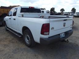 2010 DODGE RAM 1500 4X4 CREWCAB PICKUP, S/N 1D7RV1GP6AS129907, V8 GAS ENG, AUTO TRANS, OD READS