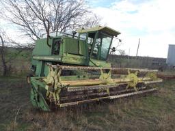 JOHN DEERE 6600 COMBINE W/ 20' HEADER, (DOES NOT RUN)