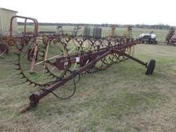 DORF 10 WHEEL HAY RAKE MODEL TG10, S/N 5T92T