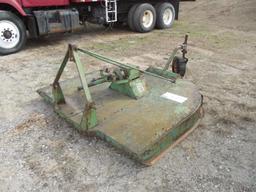 JOHN DEERE 6' 3PT BRUSH HOG, S/N 1971W