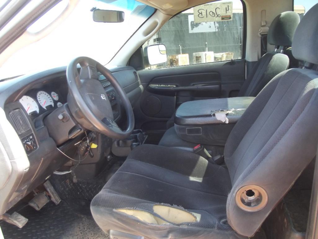 2004 DODGE RAM 2500 4X4, S/N 3D7KU26C046268726, DIESEL ENG, AUTO TRANS, OD READS 211598