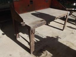 6' X33" WELDING TABLE...