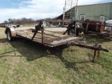 12' X5' S/A BUMPERPULL TRAILER, BILL OF SALE