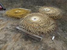 (18) HAY RAKE WHEELS...