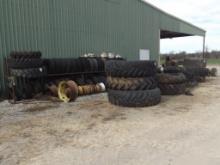 LOT OF ASSORTED TIRES