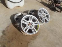 (4) FORD MUSTNG 17" ALUMINUM RIMS...