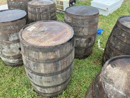 (2) Whiskey Barrels