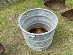 50 Gallon Galvanize Water Trough W/handles