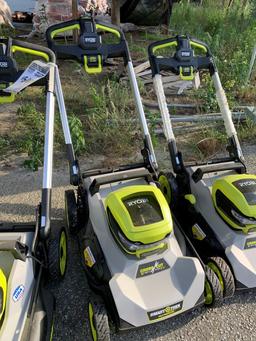 Ryobi Electric self-propelled lawn mower