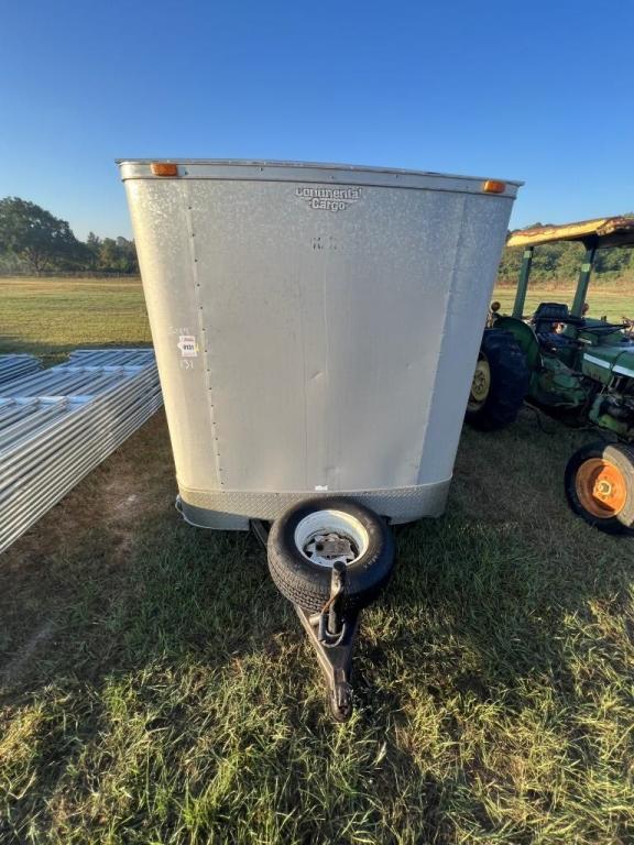 12 Ft Continential Cargo Trailer, Single Axle