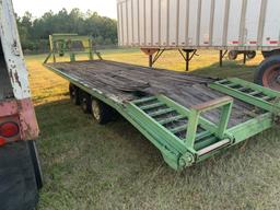 23 Ft Tri Axle Gooseneck Trailer W/ Ramps