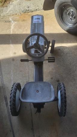 Vintage Metal Workhorse Pedal Tractor