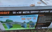 20 x 30 All-Steel Carport DIGGIT Unused