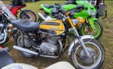 1974 Benelli T650 Gold/black Motorcycle
