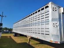 102" x 53' barrett straigh deck stock trailer