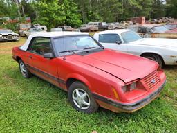 1984 Ford Mustang Lx Convert.