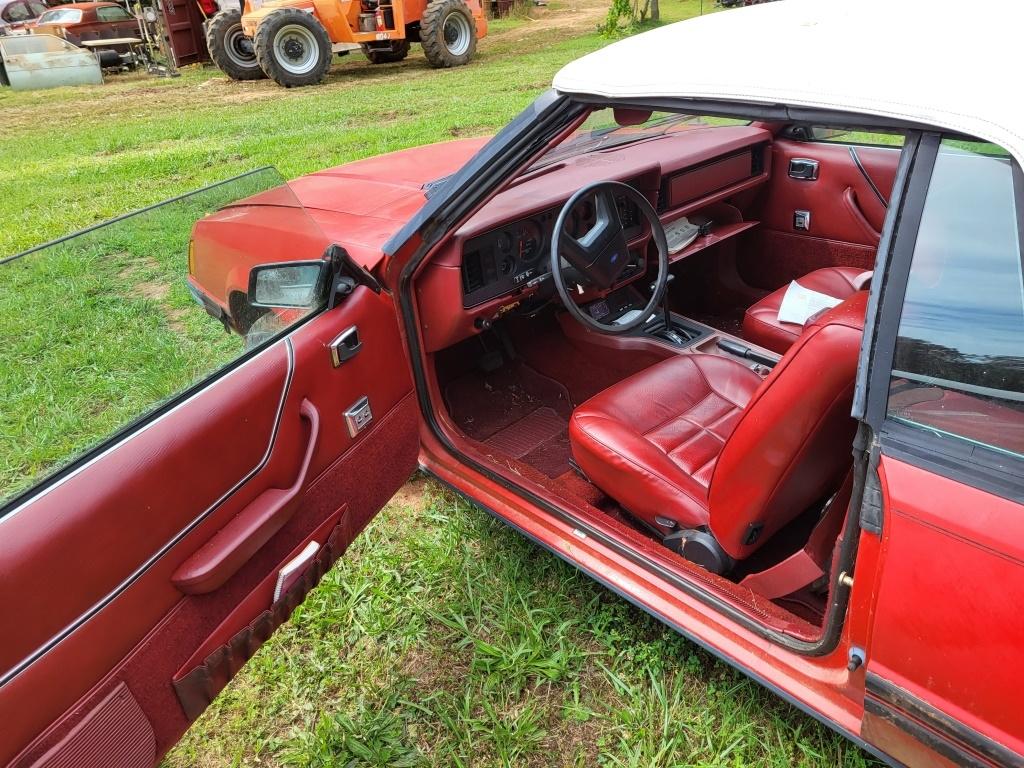 1984 Ford Mustang Lx Convert.