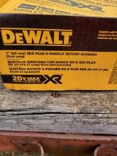 Dewalt 1" DSD plus D-handle rotary hammer, unused