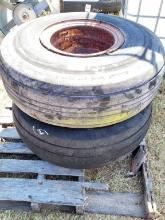 (2) Uniroyal Tires 12 50x16 12 P Pair Treads