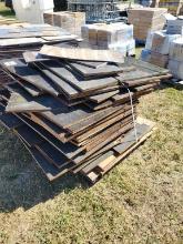 Pallet of plywood
