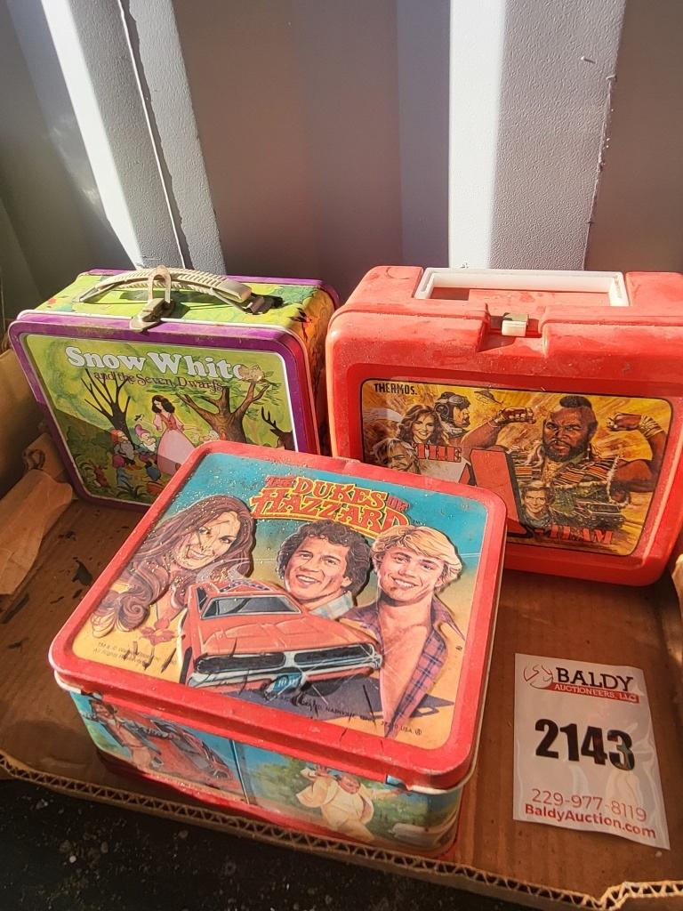 Vintage Lunch Box Lot