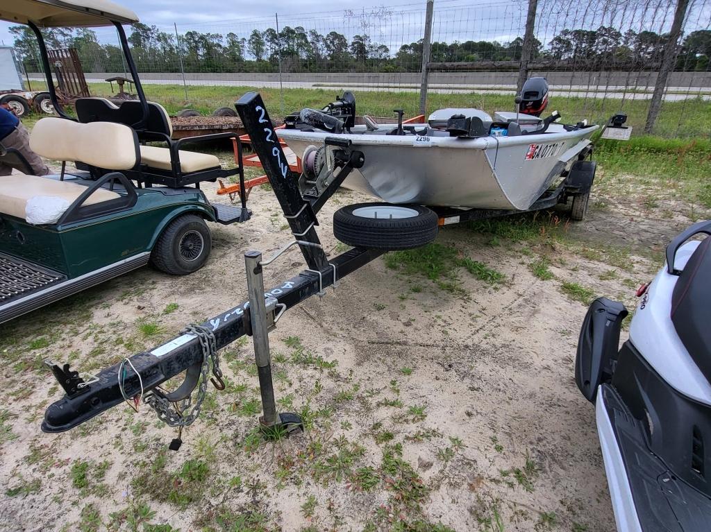 Weldbilt Aluminum Boat W. Mecury 40 Hp