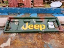 Metal Jeep Sign