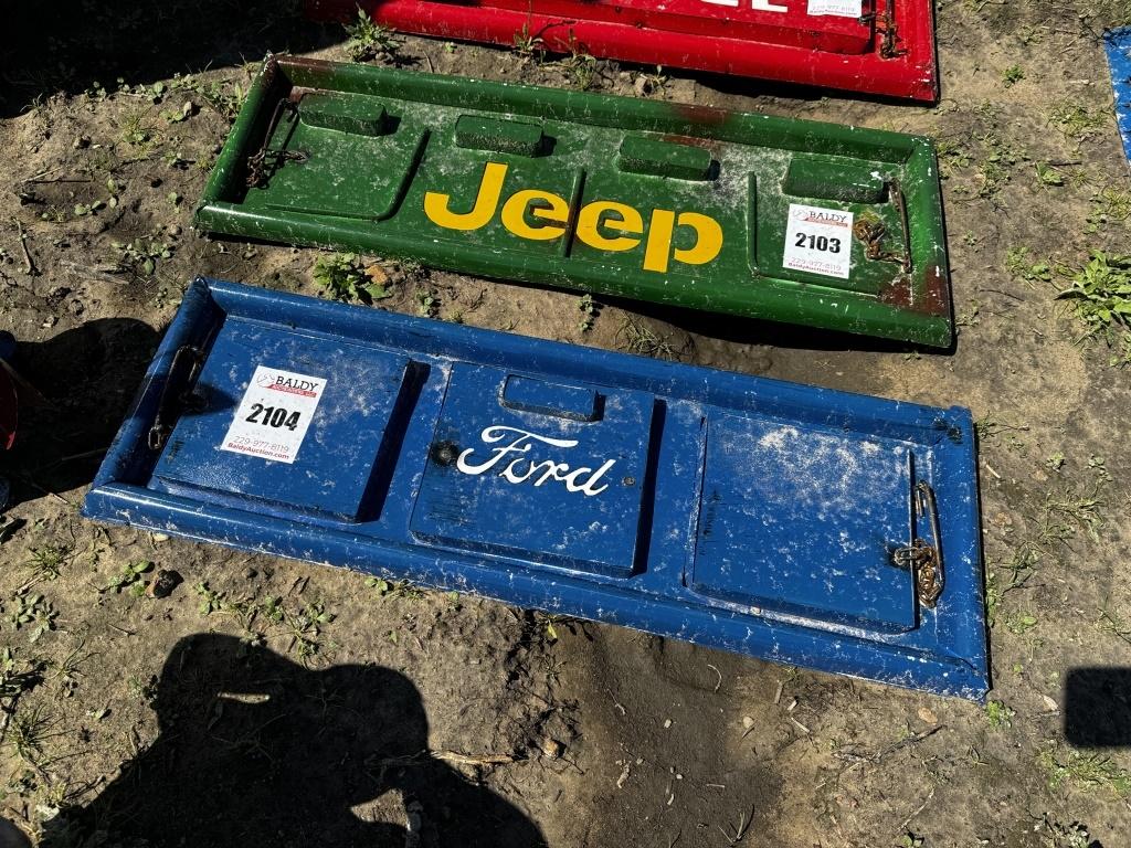 Ford Tailgate Metal Sign