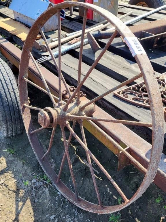 42in Iron Wagon Wheel