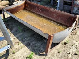 Metal Water Trough, 6ft Wide