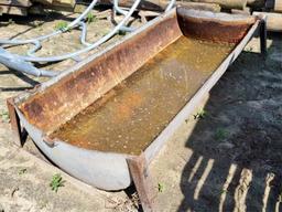 Metal Water Trough, 6ft Wide