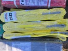 (6) Yellow Webbing Slings