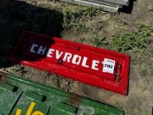 Chevy Tailgate Metal Sign