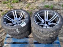 (4) Tomberlin Golf Cart Rims With Kendra Kruzer Ti