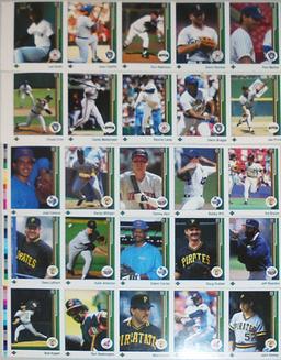 -Rare- 1989 -Upper Deck- Baseball Cards Uncut Sample/Test Strip Sheet Lot