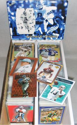 Huge -Football Cards- Stars & Rookies Sports Memorabilia Box Lot