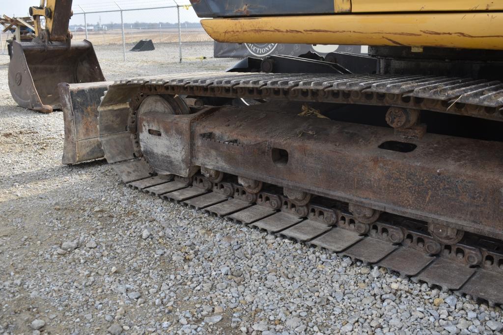 2003 Deere 120C, 5,183 hrs, steel tracks, aux  hydraulics, (thumb & other b