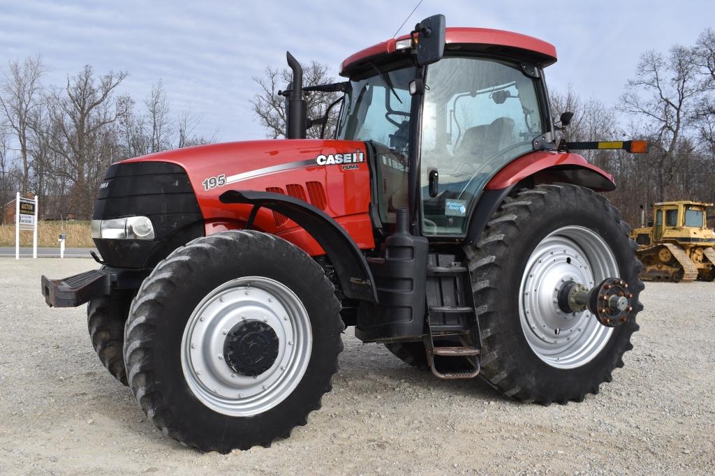 2007 CASE IH PUMA 195, 3,301 hrs, 18spd  powershift, PTO, 3 point, auto ste