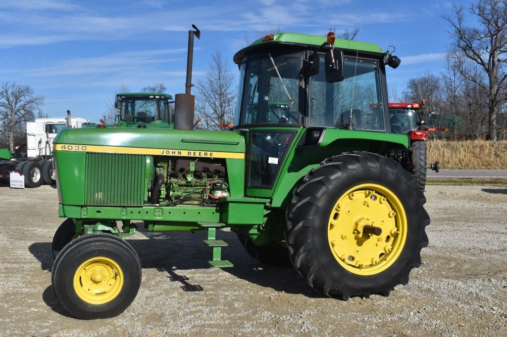1976 John Deere 4030, 3,877 orig. hrs. 540  PTO, 3 point quick hitch, 2 hyd