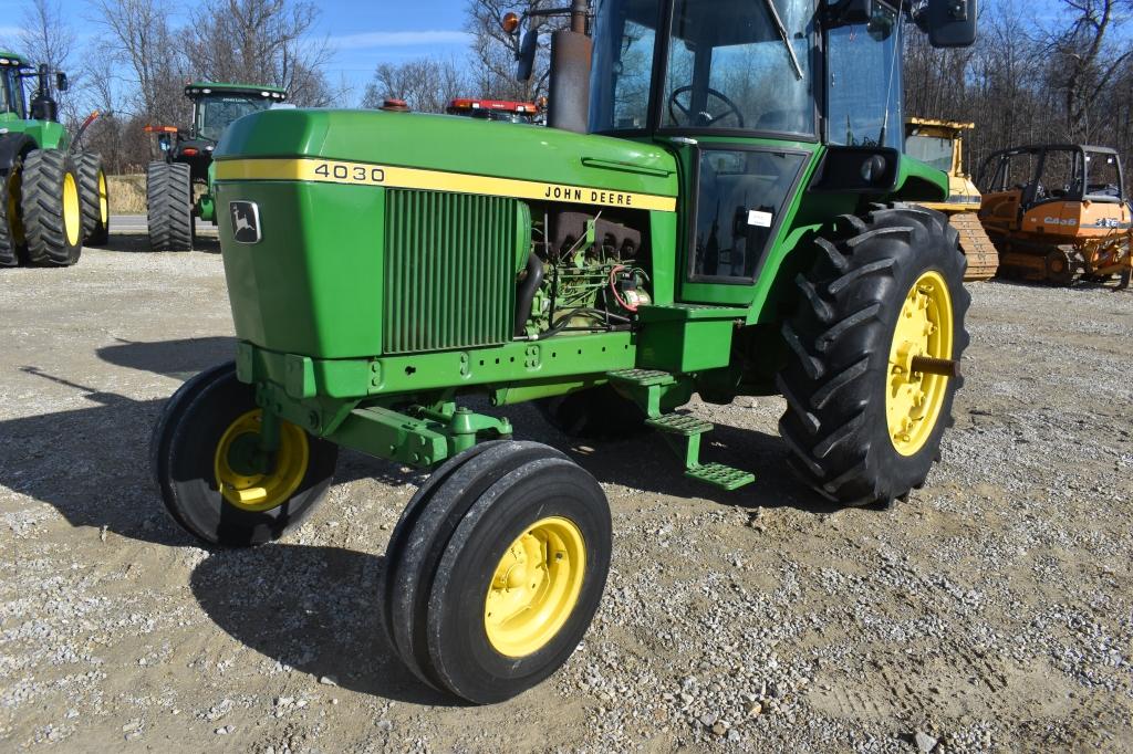 1976 John Deere 4030, 3,877 orig. hrs. 540  PTO, 3 point quick hitch, 2 hyd