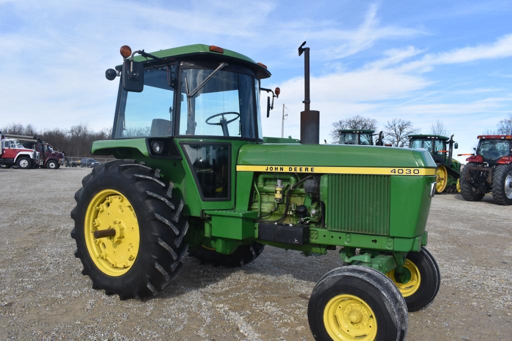 1976 John Deere 4030, 3,877 orig. hrs. 540  PTO, 3 point quick hitch, 2 hyd